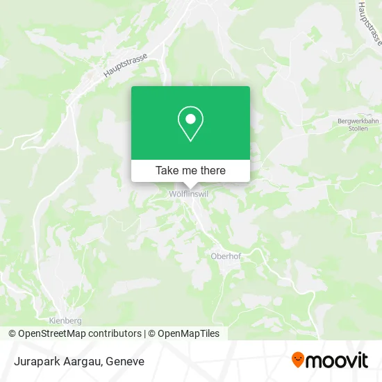 Jurapark Aargau map