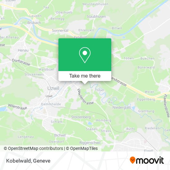 Kobelwald map