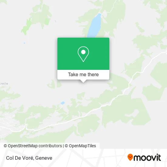 Col De Voré map