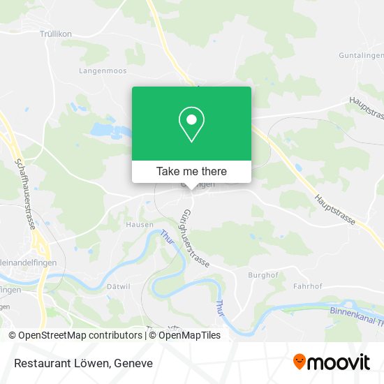 Restaurant Löwen map