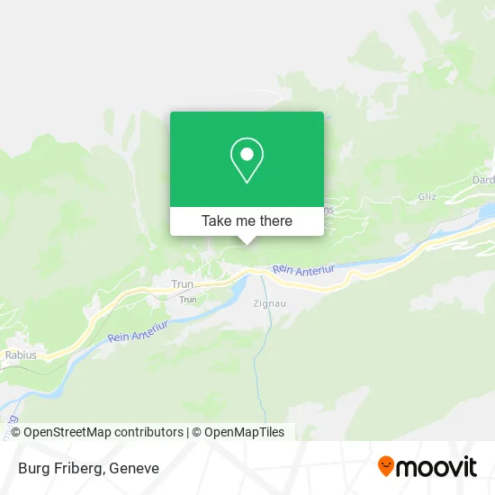 Burg Friberg map