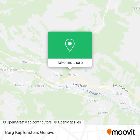 Burg Kapfenstein map