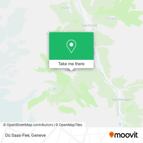Dü Saas-Fee map