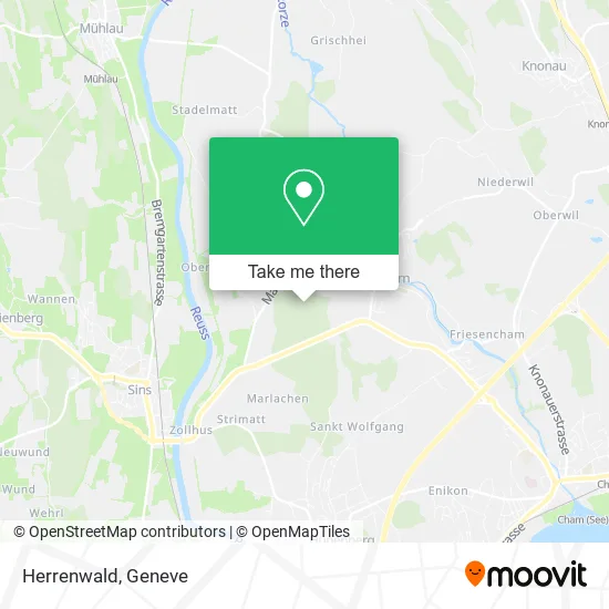 Herrenwald map