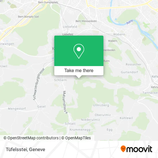 Tüfelsstei map