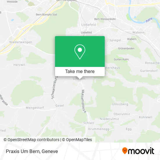 Praxis Um Bern map