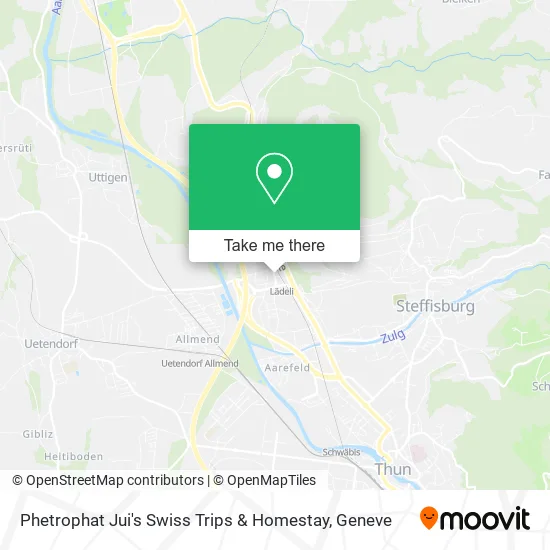 Phetrophat Jui's Swiss Trips & Homestay map