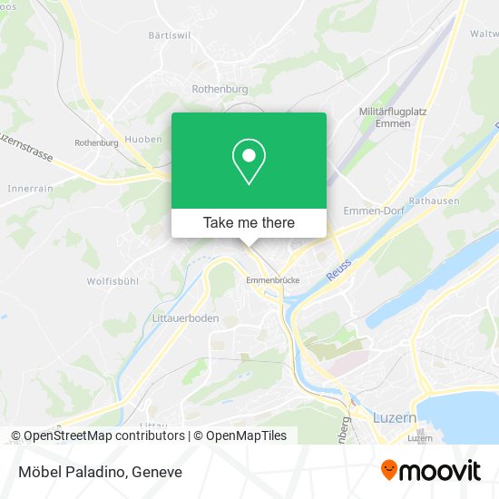 Möbel Paladino map