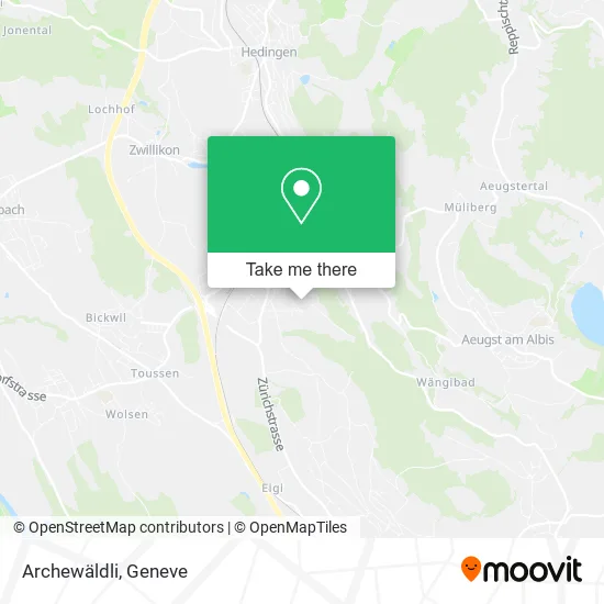 Archewäldli map