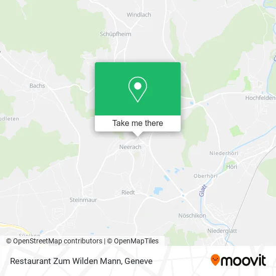 Restaurant Zum Wilden Mann map