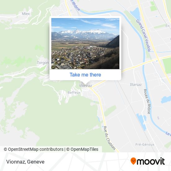 Vionnaz map