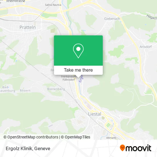 Ergolz Klinik map