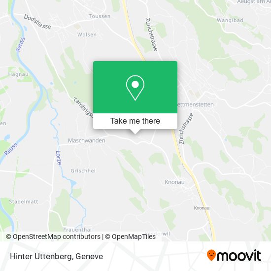 Hinter Uttenberg map