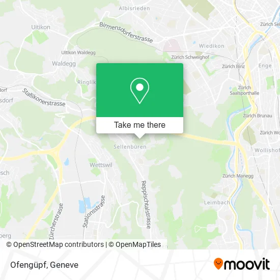 Ofengüpf map
