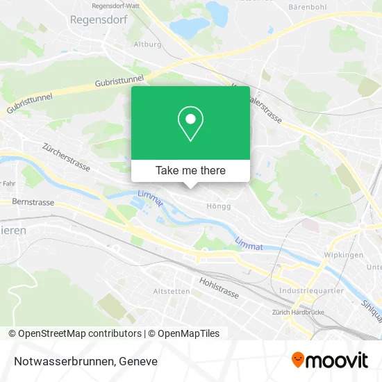 Notwasserbrunnen map