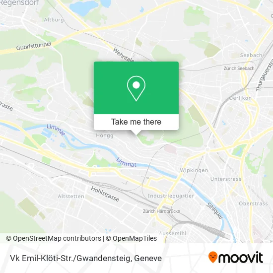 Vk Emil-Klöti-Str. / Gwandensteig map