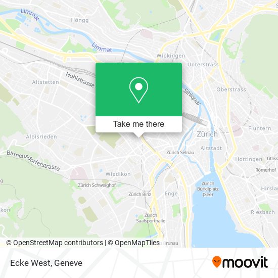 Ecke West map