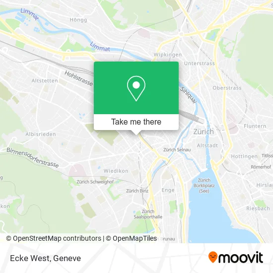 Ecke West map