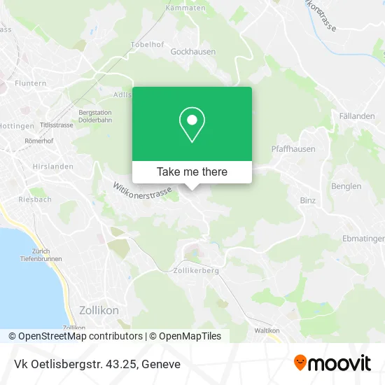 Vk Oetlisbergstr. 43.25 map