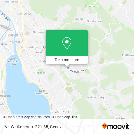 Vk Witikonerstr. 221.65 map