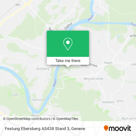 Festung Ebersberg A5438 Stand 3 map