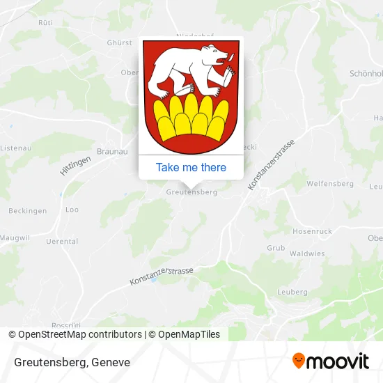 Greutensberg map