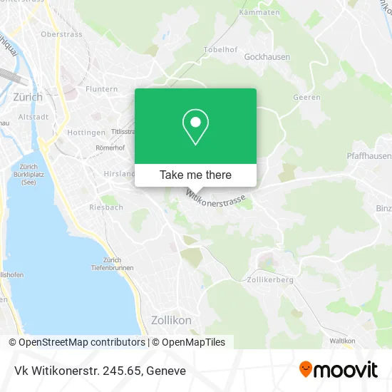 Vk Witikonerstr. 245.65 map