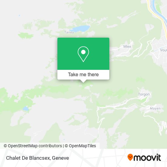 Chalet De Blancsex map