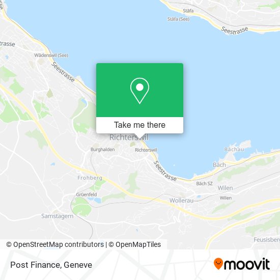 Post Finance map