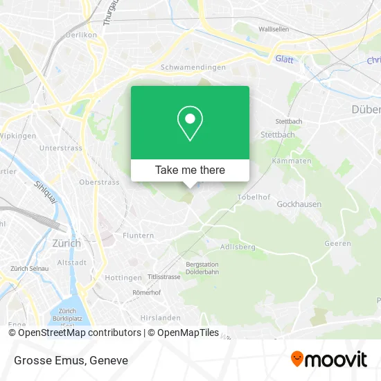 Grosse Emus map