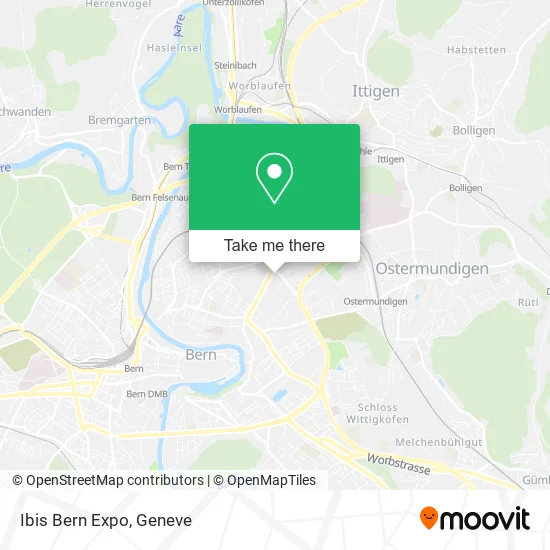Ibis Bern Expo map