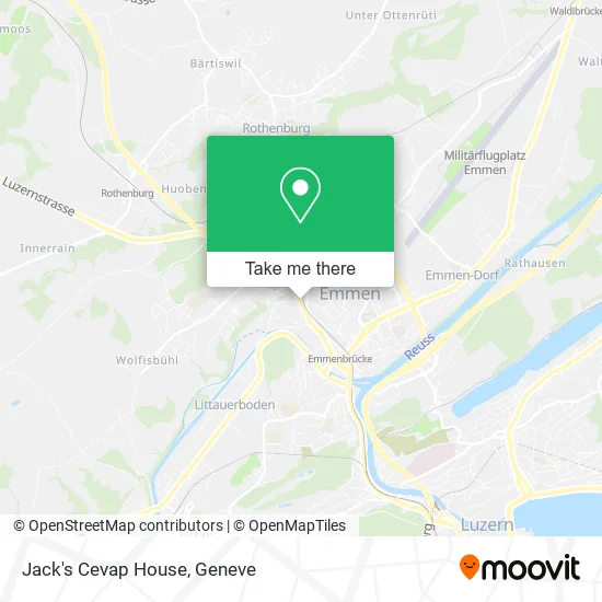 Jack's Cevap House map