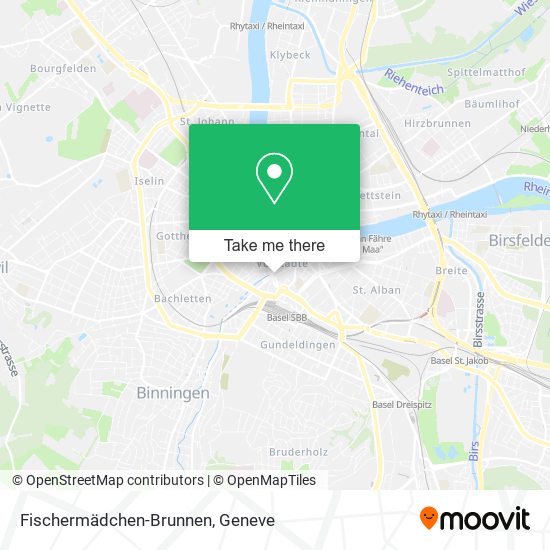 Fischermädchen-Brunnen map