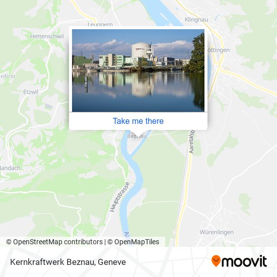 Kernkraftwerk Beznau map