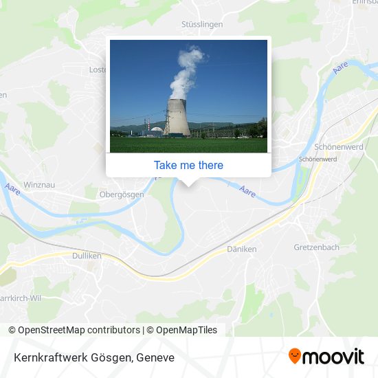 Kernkraftwerk Gösgen map