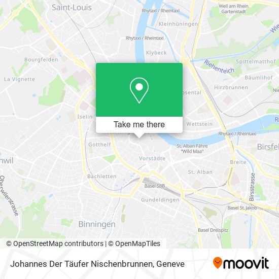 Johannes Der Täufer Nischenbrunnen map