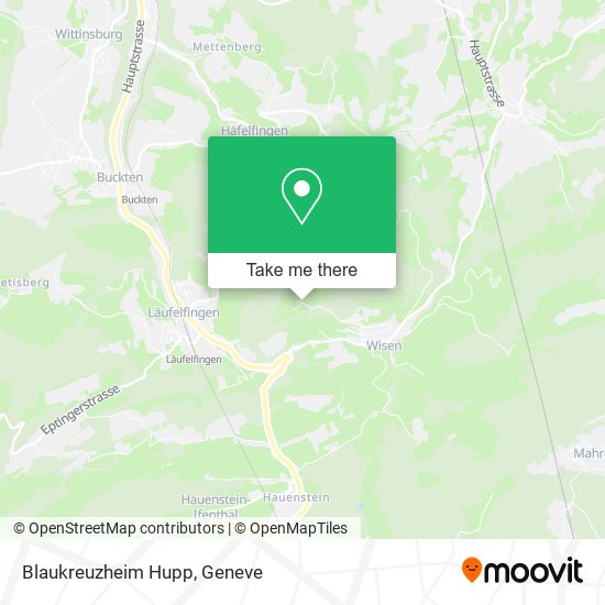 Blaukreuzheim Hupp map