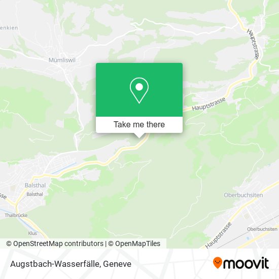 Augstbach-Wasserfälle map