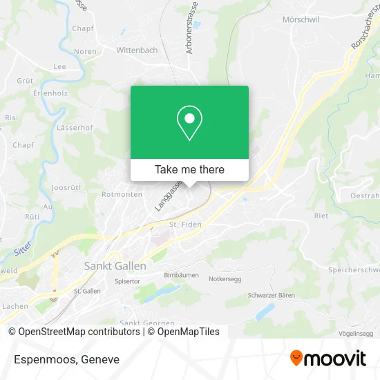 Espenmoos map