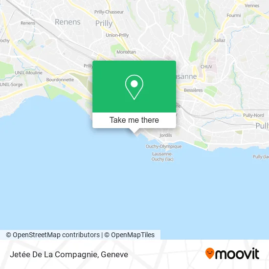 Jetée De La Compagnie map