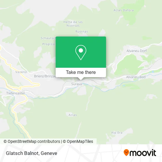 Glatsch Balnot map