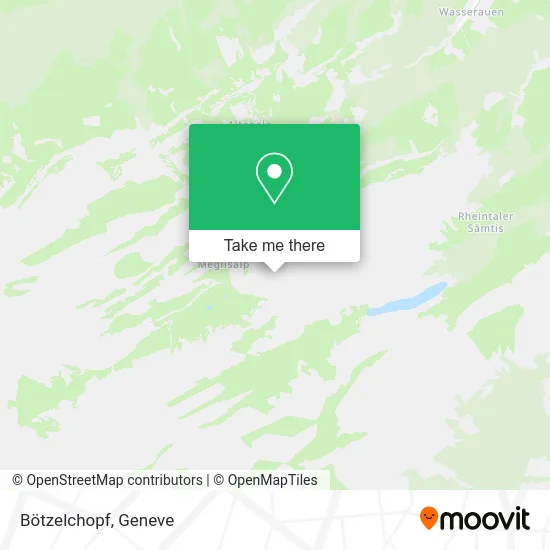 Bötzelchopf map