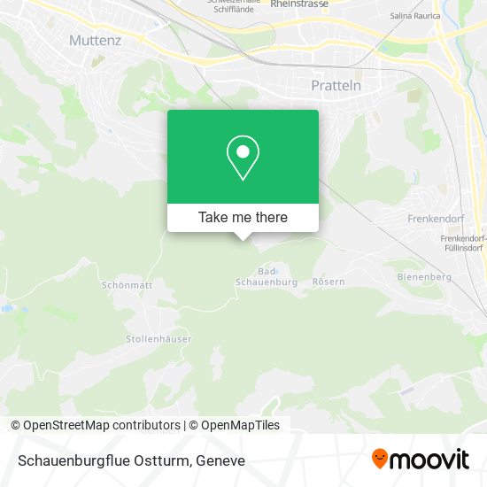 Schauenburgflue Ostturm map