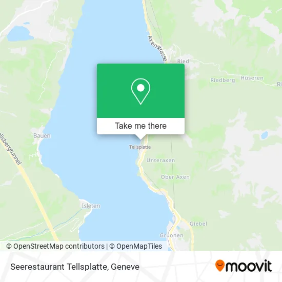Seerestaurant Tellsplatte map