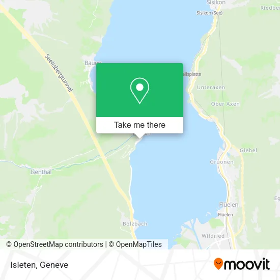 Isleten map