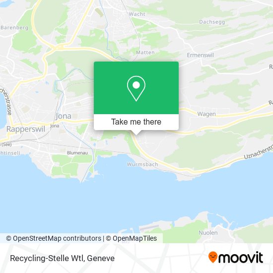 Recycling-Stelle Wtl map