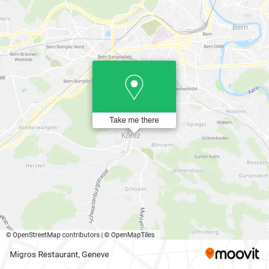 Migros Restaurant map