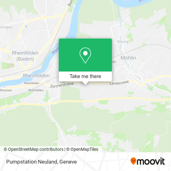 Pumpstation Neuland map