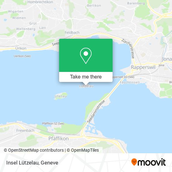 Insel Lützelau map