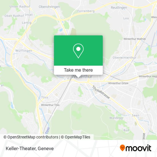 Keller-Theater map